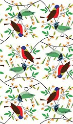 Harper Designer Gift Wrap<br>Song Birds